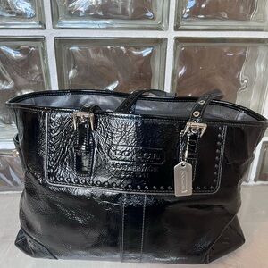 Black Coach Bag with dust bag
